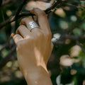 Mulxiply Moon Adj Cuff Ring