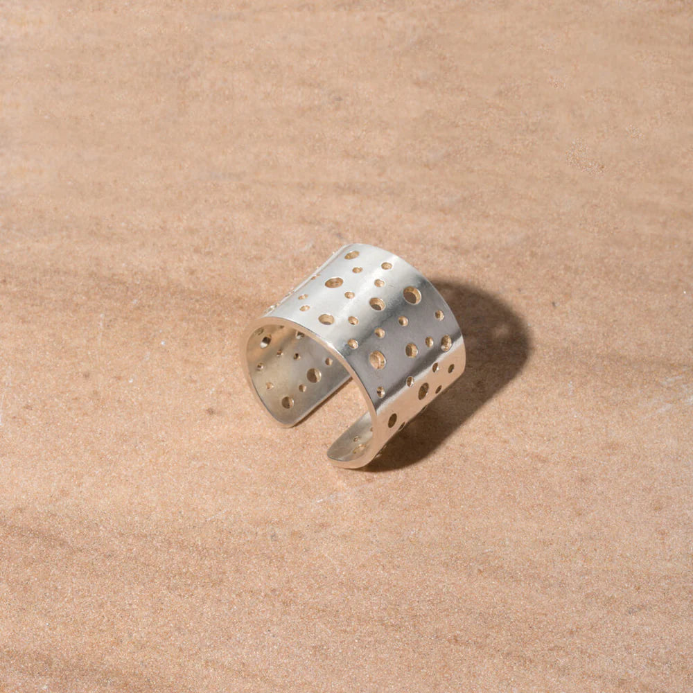 Mulxiply Moon Adj Cuff Ring
