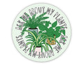 Near Modern Disaster Ask Me About My Plants Sticker