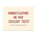 Near Modern Disaster Excellent Taste Anniversary Card