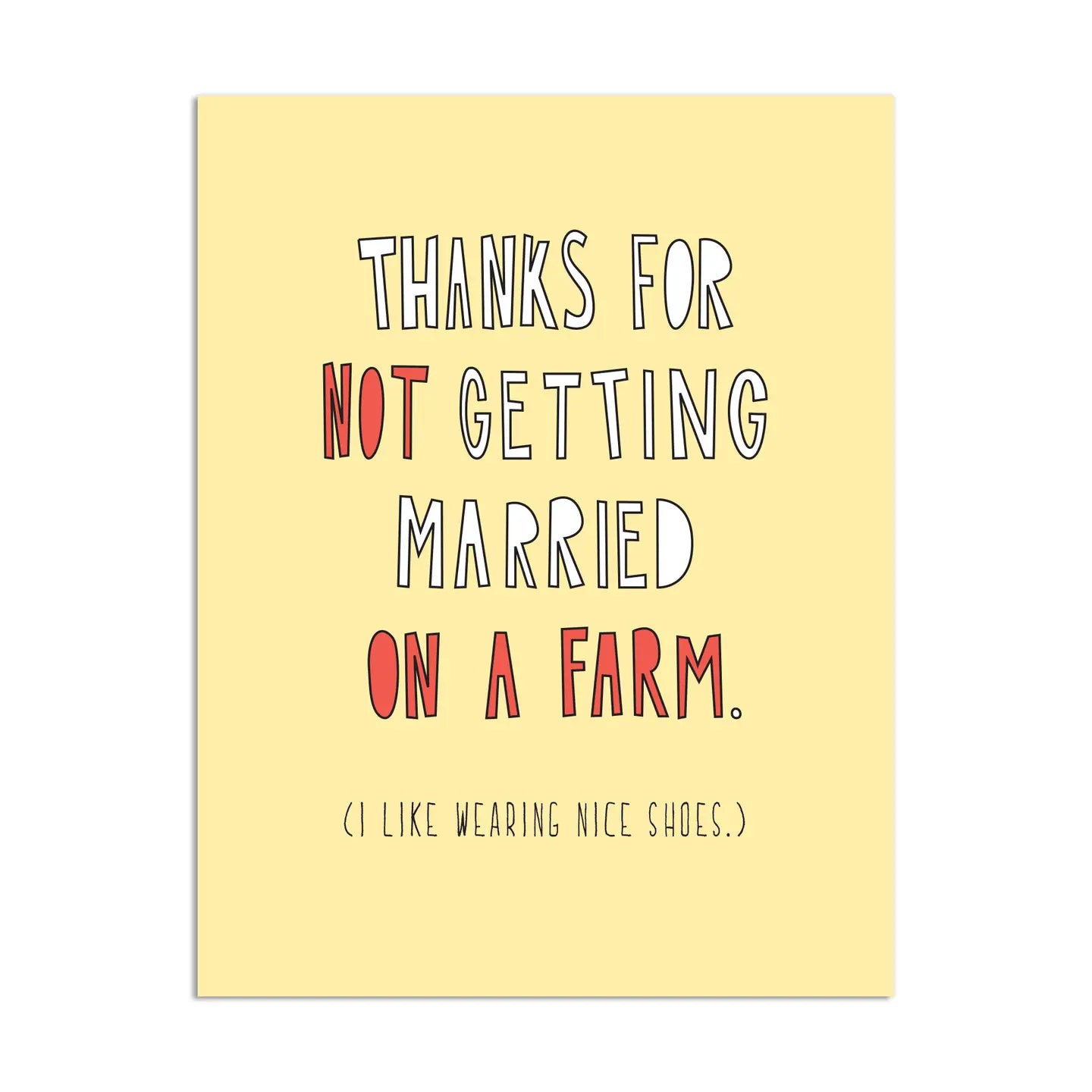 Near Modern Disaster Not a Farm Wedding