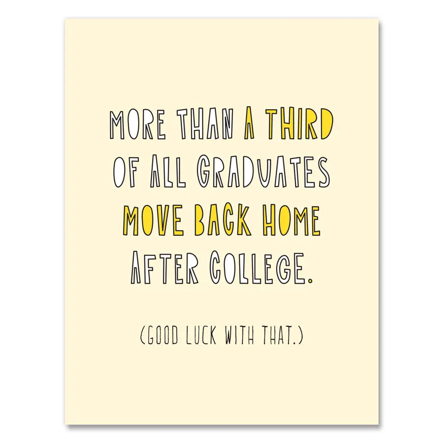 Near Modern Disaster Grad Move Back Home