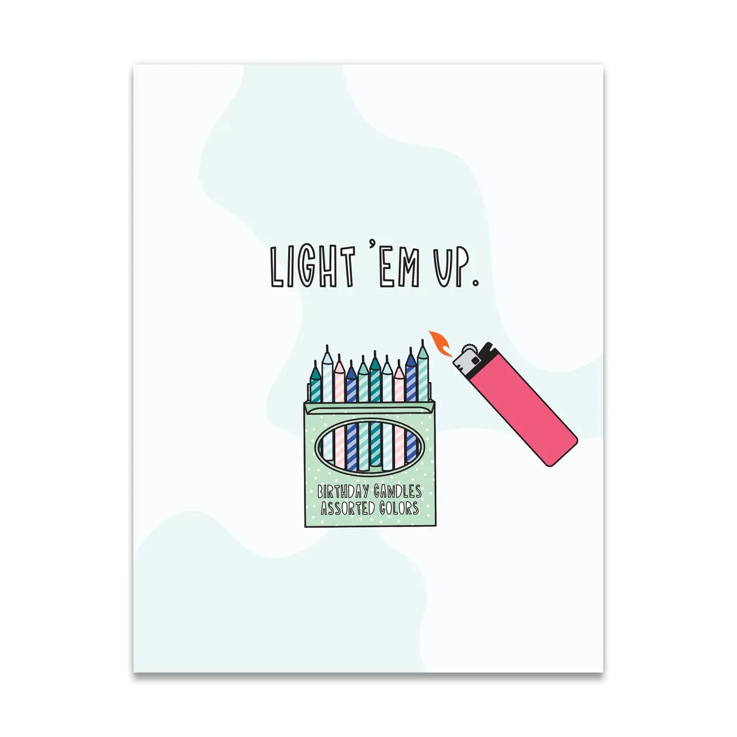 Near Modern Disaster Light 'em Up Birthday Card