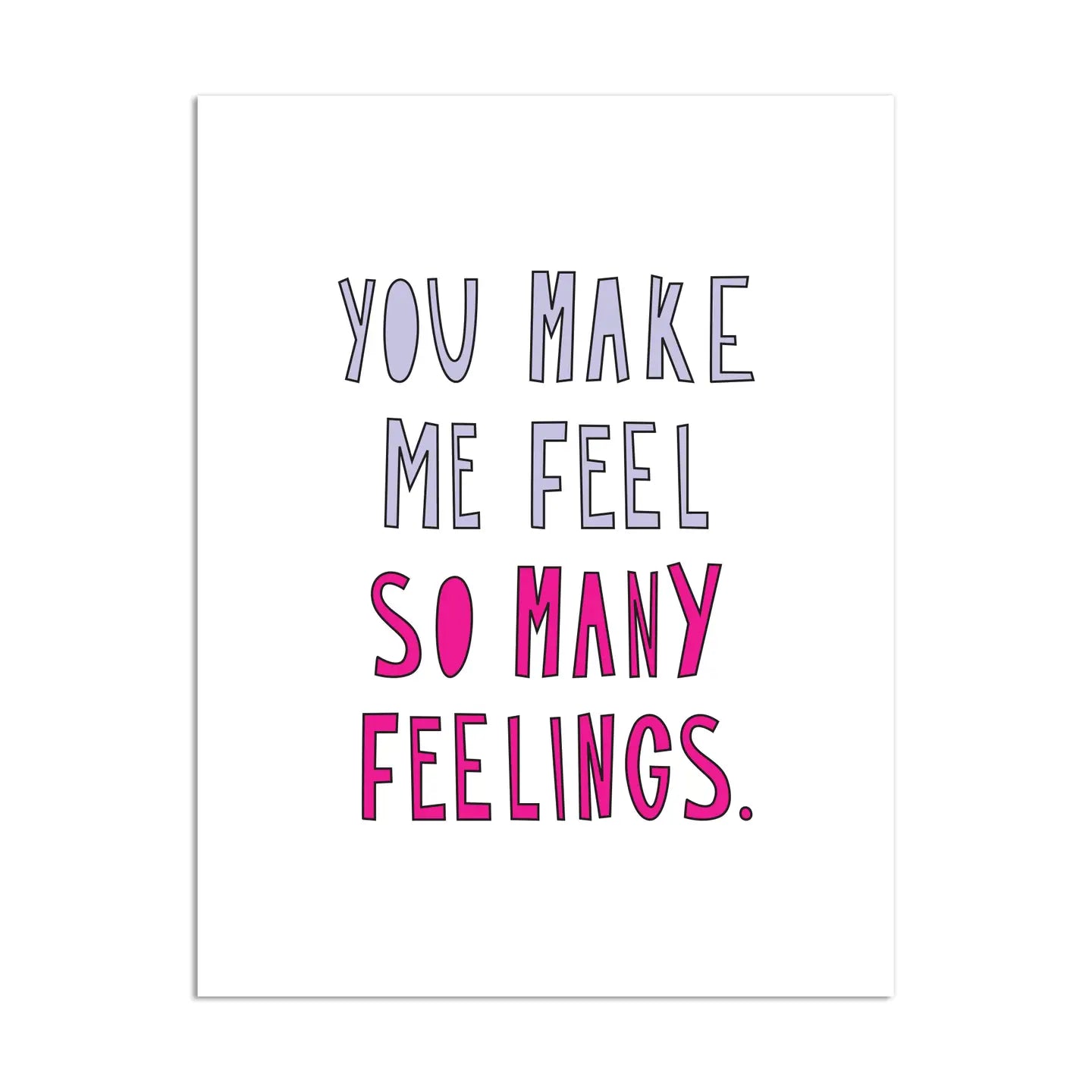 Near Modern Disaster So Many Feelings Card