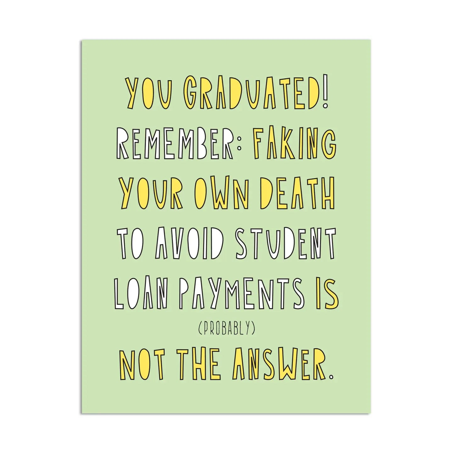 Near Modern Disaster Student Loan Death
