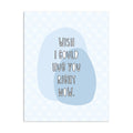 Near Modern Disaster Wish I Could Hug You Card