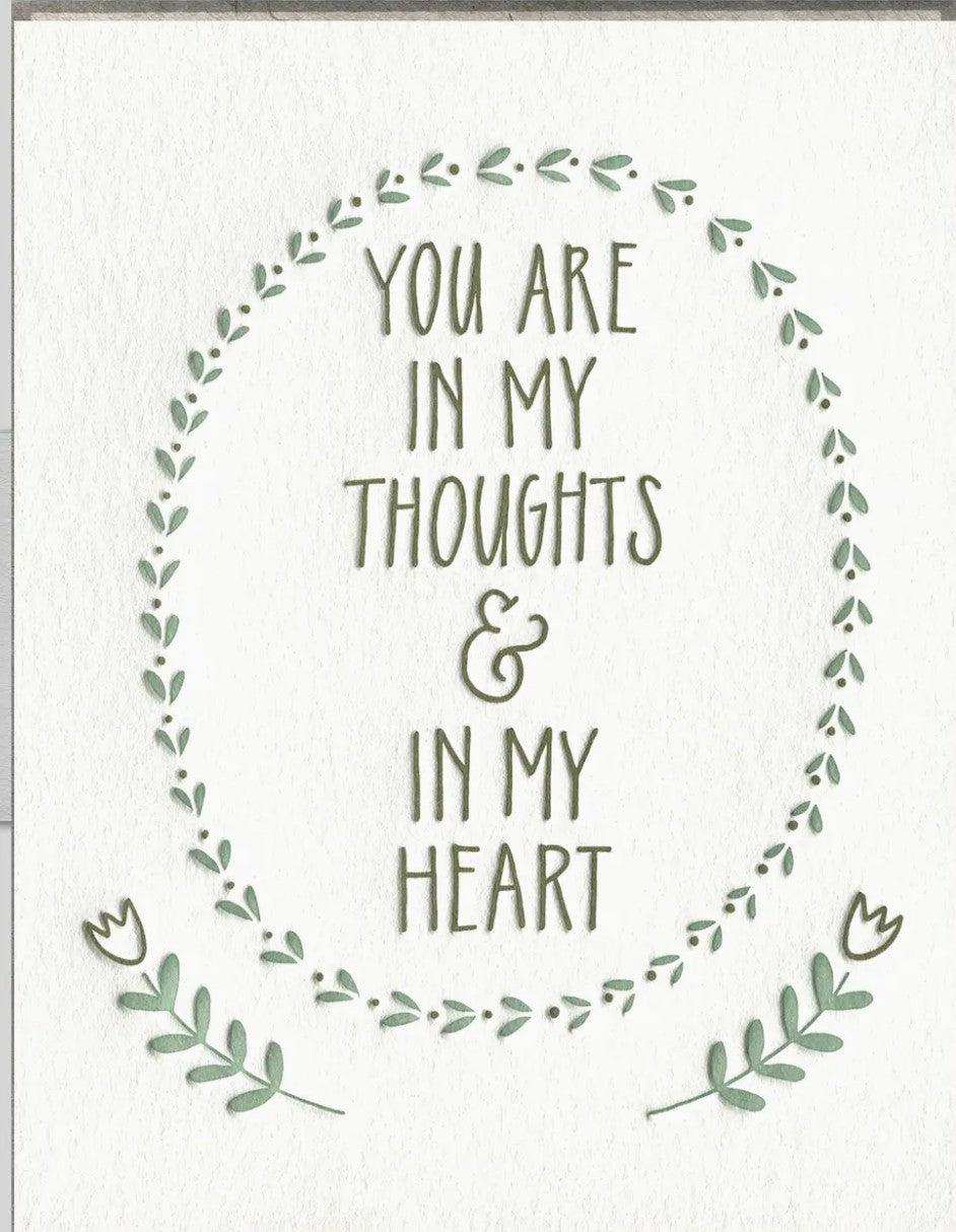 ink meets paper In Thoughts & Heart Card