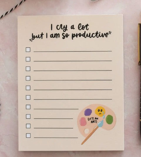 Kyn You Believe It Cry a Lot Notepad