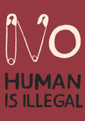 East End No Human is Illegal Card