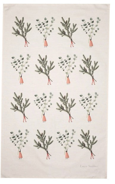 Laura Stoddart Spruce & Eucalyptus Multi Tea Towel