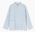 Juna Bianca Shirt, Light Blue/White