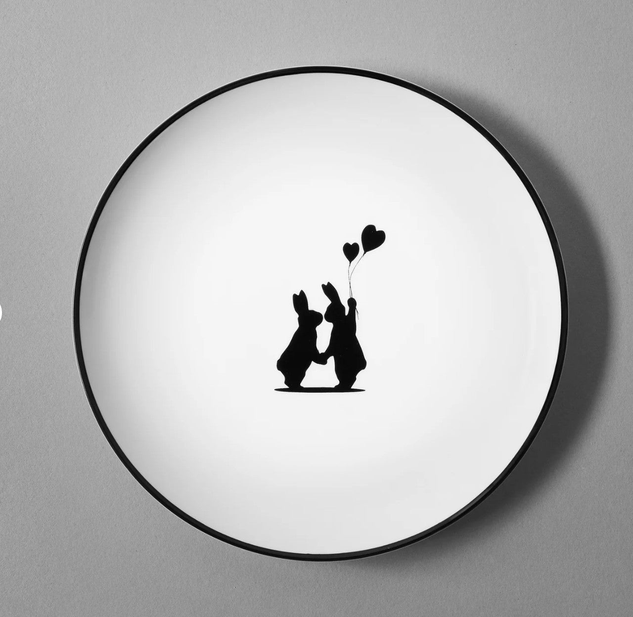 HAM Lovestruck Rabbit Plate