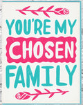 Bench Pressed Chosen Family Card