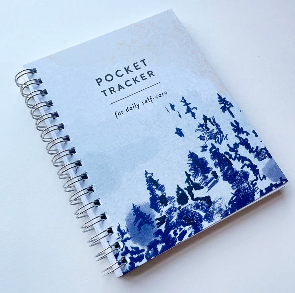 Steel Petal Press Pocket Tracker Trees Habit Tracker Spiral Notebook