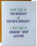 Ladyfingers Letterpress Finding Your Center