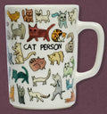 Fishs Eddy Cat Person Mug