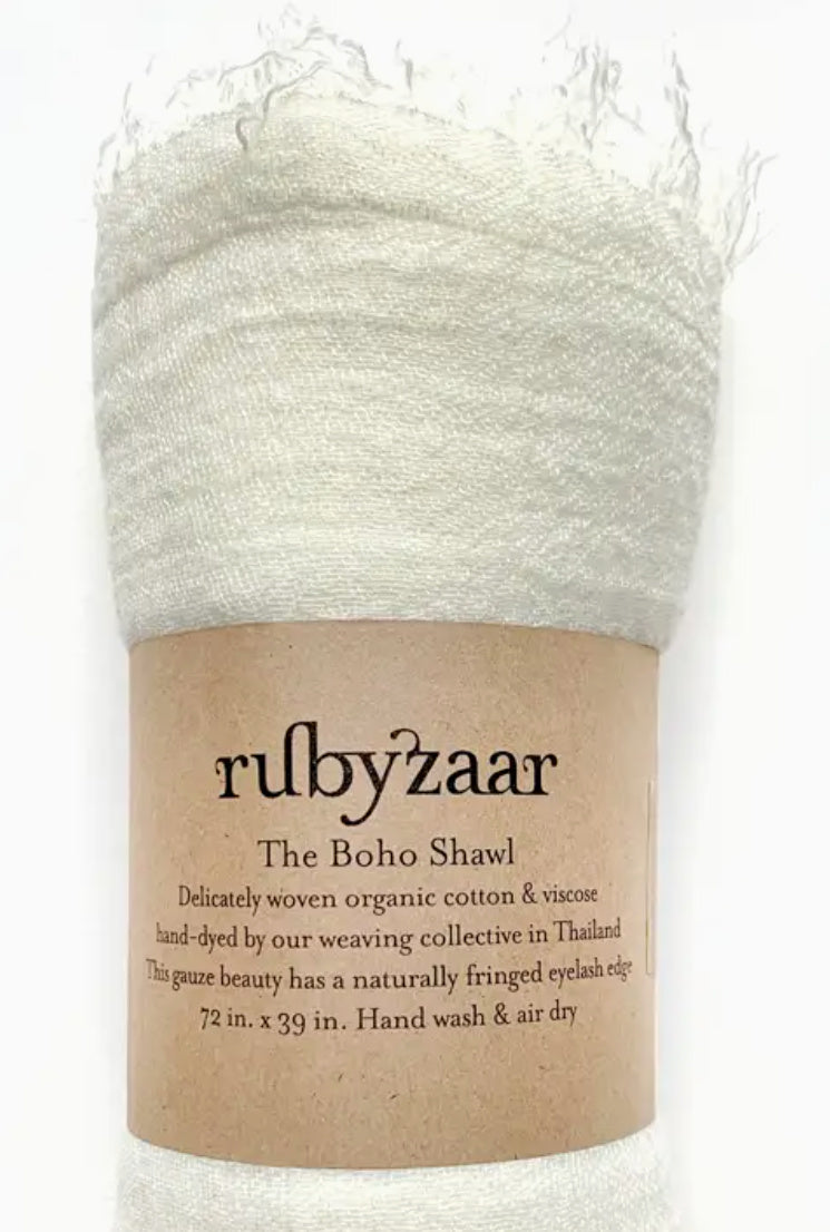 rubyzaar boho shawl