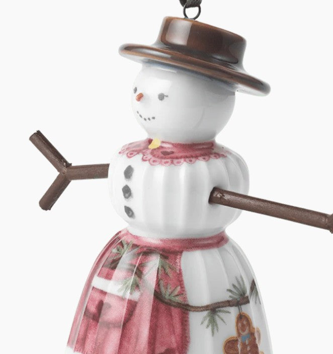 Kahler Snowwoman (Red Apron)