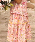 Hebe Pink Flower Skirt