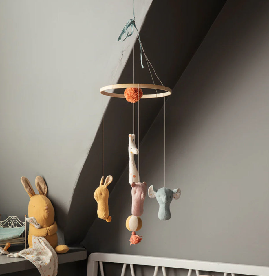 Maileg Lullaby Friends Mobile in Cotton/Linen