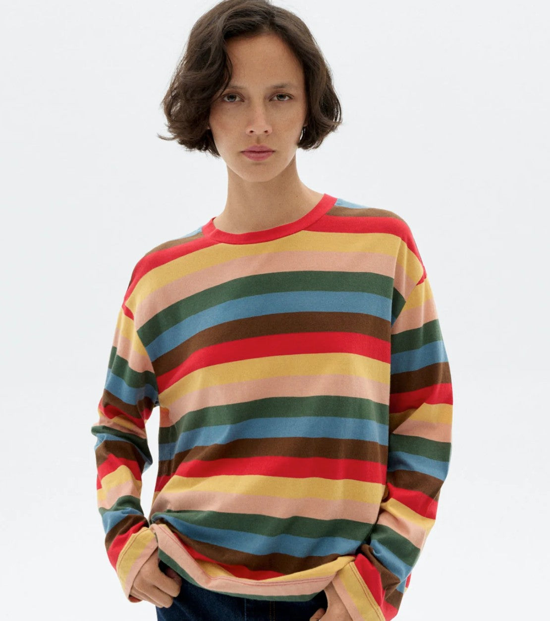 Thinking Mu Emily Stripes Tee