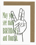Lynnoleum See Many Birthdays Card