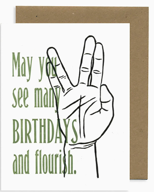 Lynnoleum See Many Birthdays Card