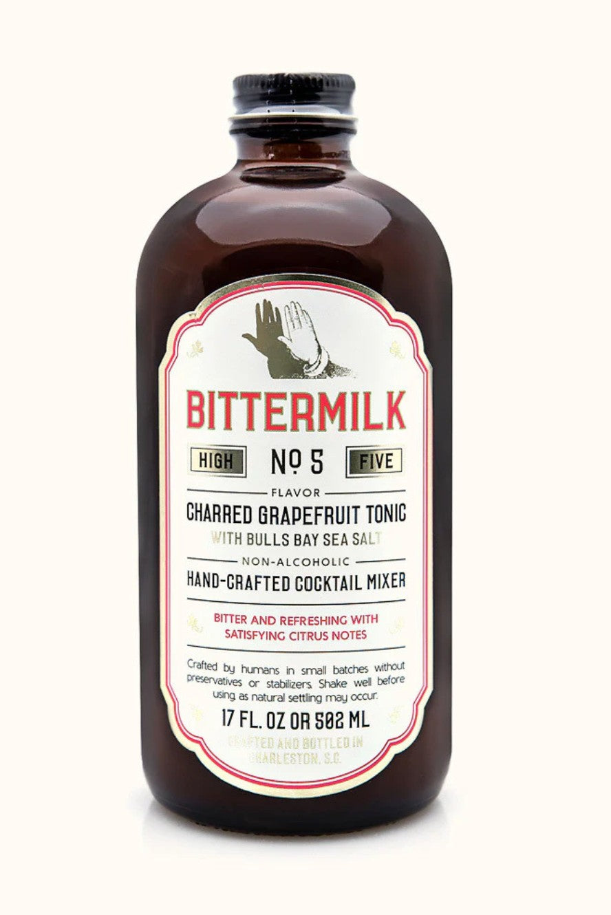 Bittermilk No. 5 - Charred Grapefruit Tonic with Sea Salt, 8 oz.