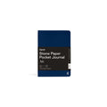 Karst Stone Paper Pocket Journal (A6), Navy