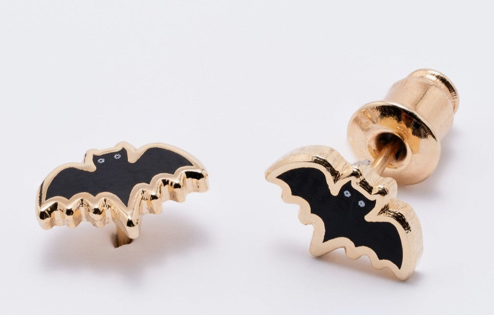 Larissa Loden Bat Enamel Earrings