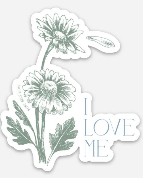 Rust Belt Love I Love Me Sticker