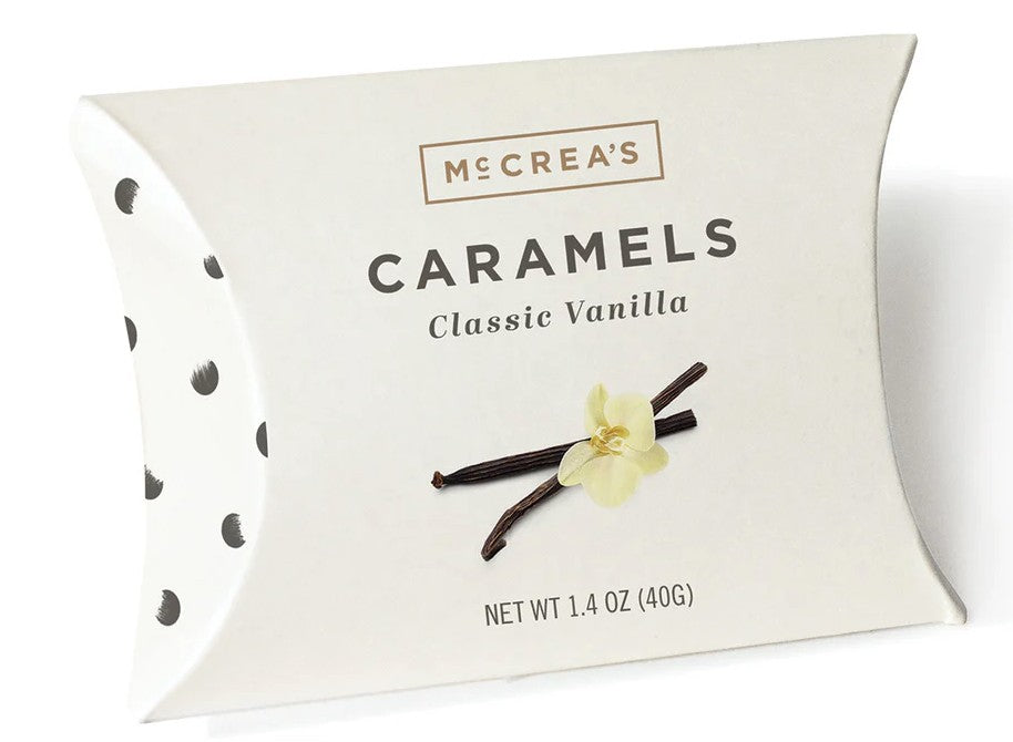 McCrea's Caramels Classic Vanilla Pillow Box