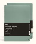 Karst Stone Paper Journal (A5), Twin Pack, Eucalyptus