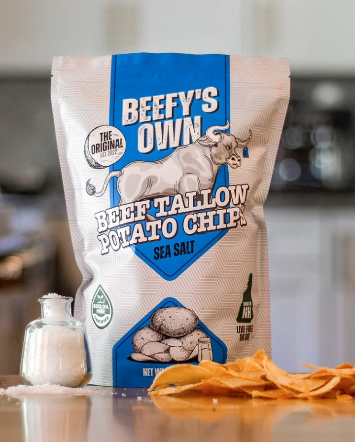 Beefy's Own Beef Tallow Potato Chips - Sea Salt