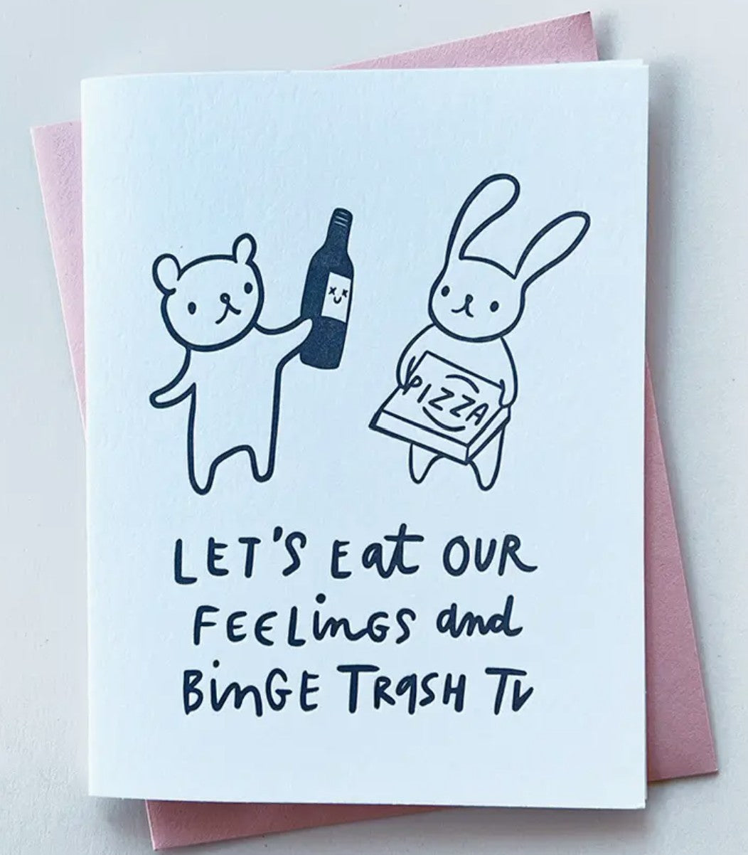 Ghost Academy Eat Our Feelings Card