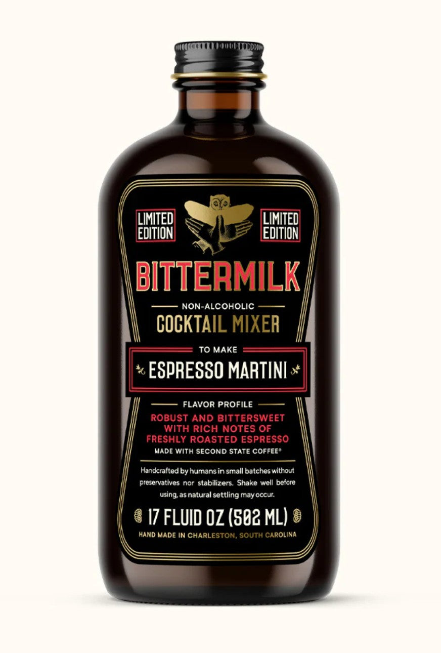 Bittermilk Espresso Martini Cocktail Mixer, 8 oz.