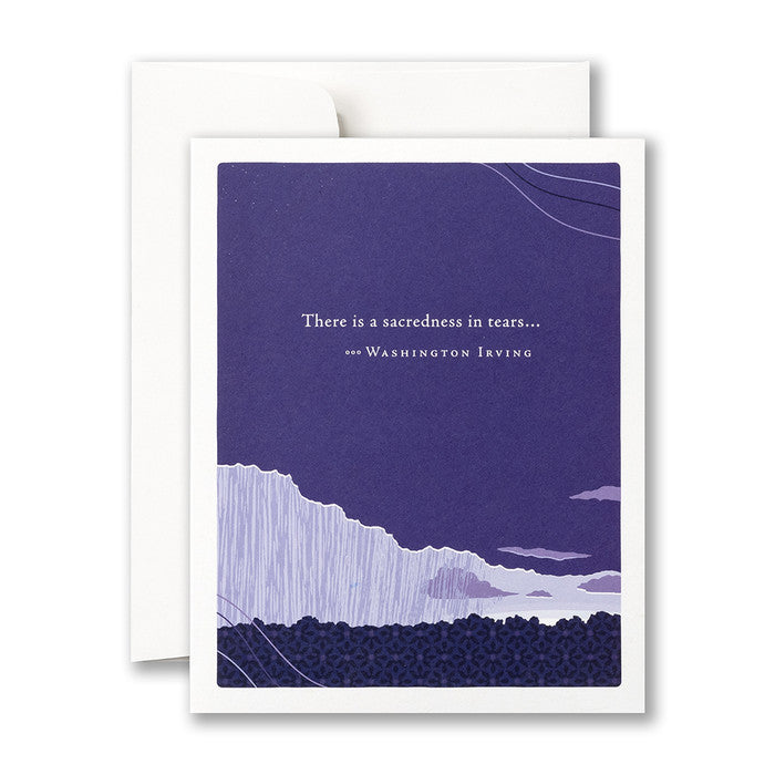 Compendium There is Sacredness in Tears Card