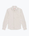 Alex Crane Cloud Flannel - Honey Lines