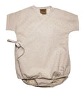 hebe Body Wrap with Light Taupe Plumetis