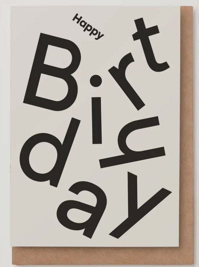 Kinshipped Type Happy Birthday