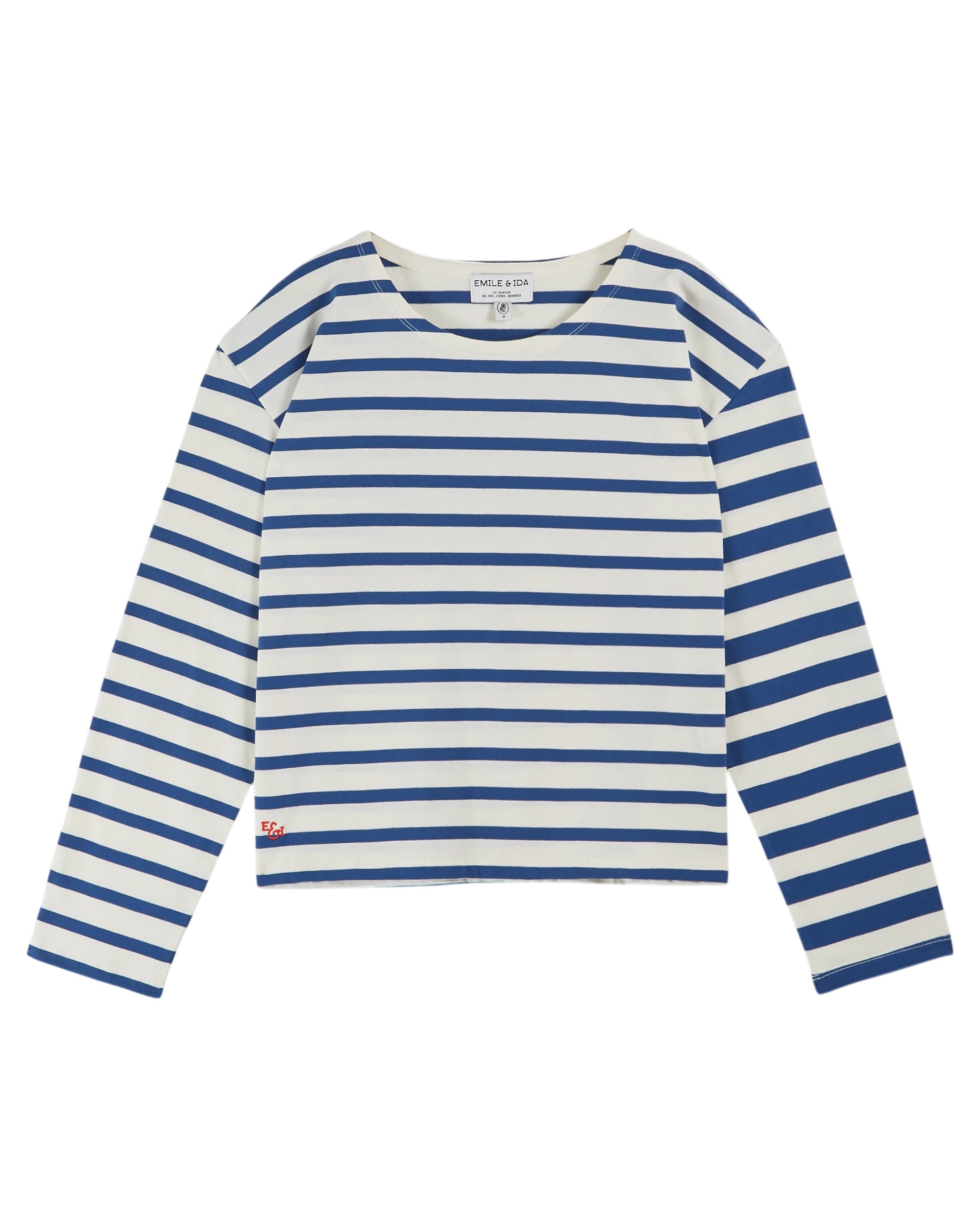 Emile & Ida Cybele Sailor Tshirt Ecru/Marine