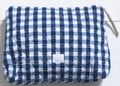 Juna Karla Toiletry Bag, Dark Blue White