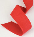 Studio Carta Tight Weave Cotton Ribbon 1 1/2", Red