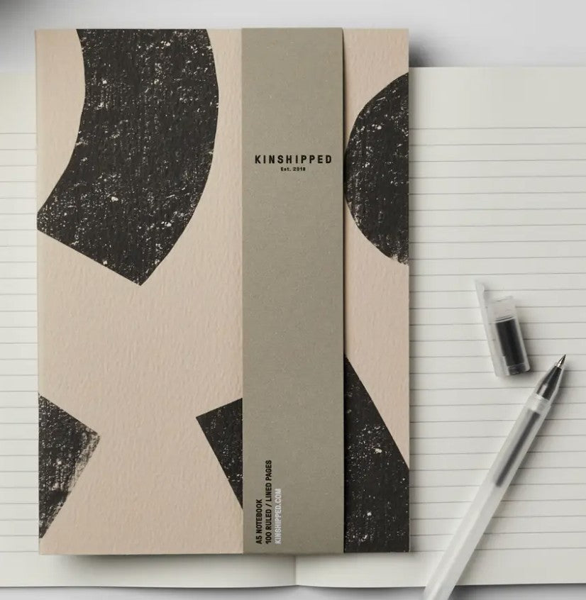 kinshipped abstract notebook
