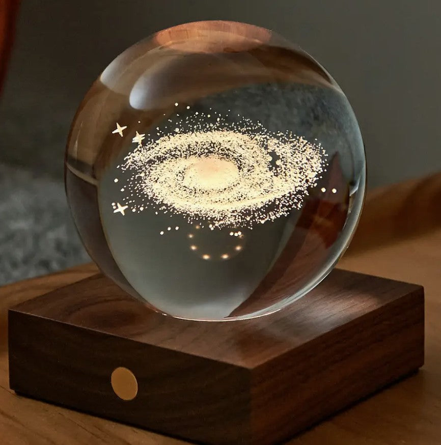 Gingko Amber Crystal Galaxy