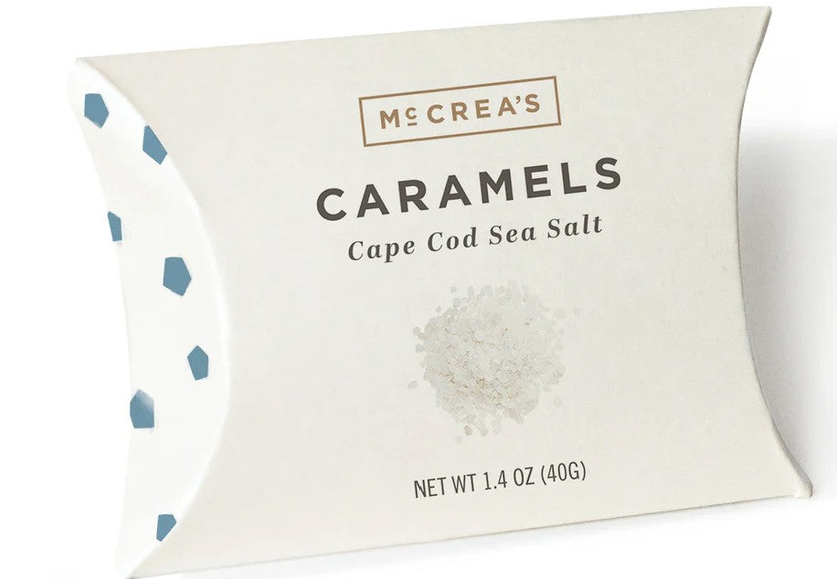 McCrea's Caramels Cape Cod Sea Salt Pillow Box