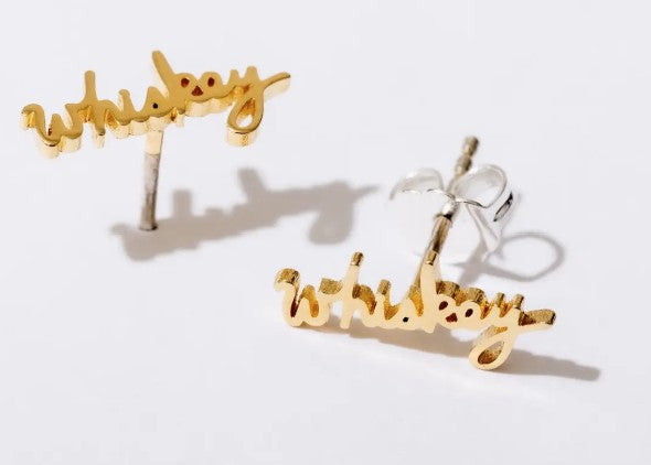 Larissa Loden whiskey earrings