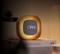Gingko Lumos Clock, Square, Walnut