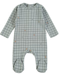 babyclic Footsie Checks Blue