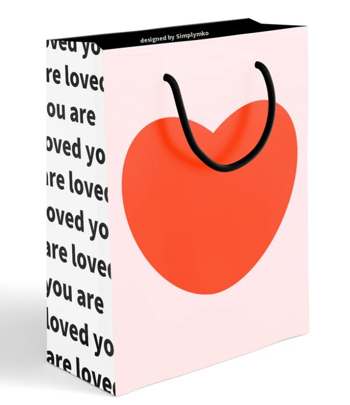SimplyMKO Heart Gift Bag